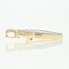 Nicolai Medvedev Gemstone Intarsia Enhancer Pendant, 18 Karat Gold Rhodochrosite