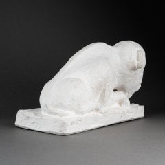 Nicolai Souvaidjitch : "American Bison", Original plaster sculpture C.1950/70