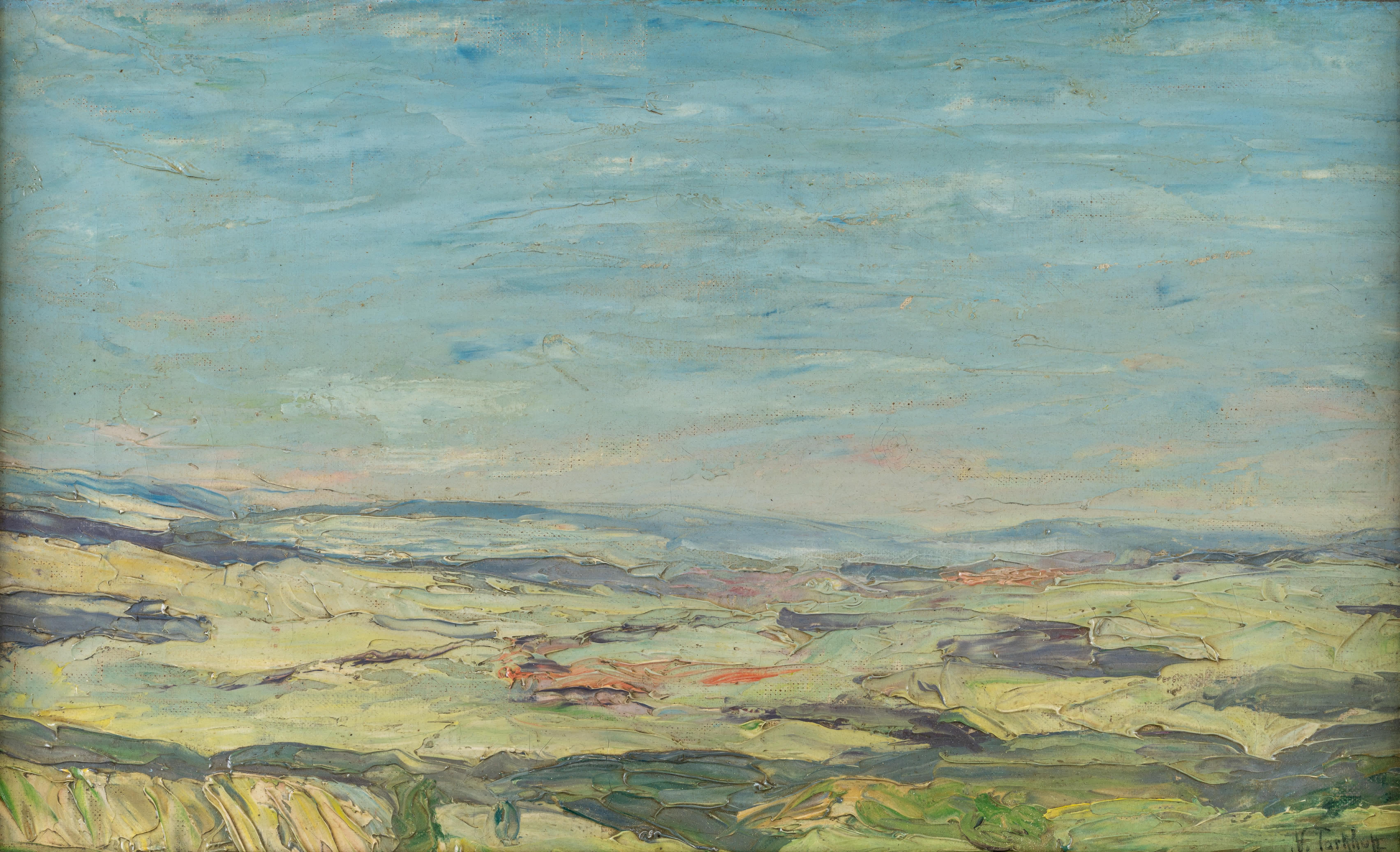 Blauer Himmel (Impressionismus), Painting, von Nicolas Alexandrovitch Tarkhoff