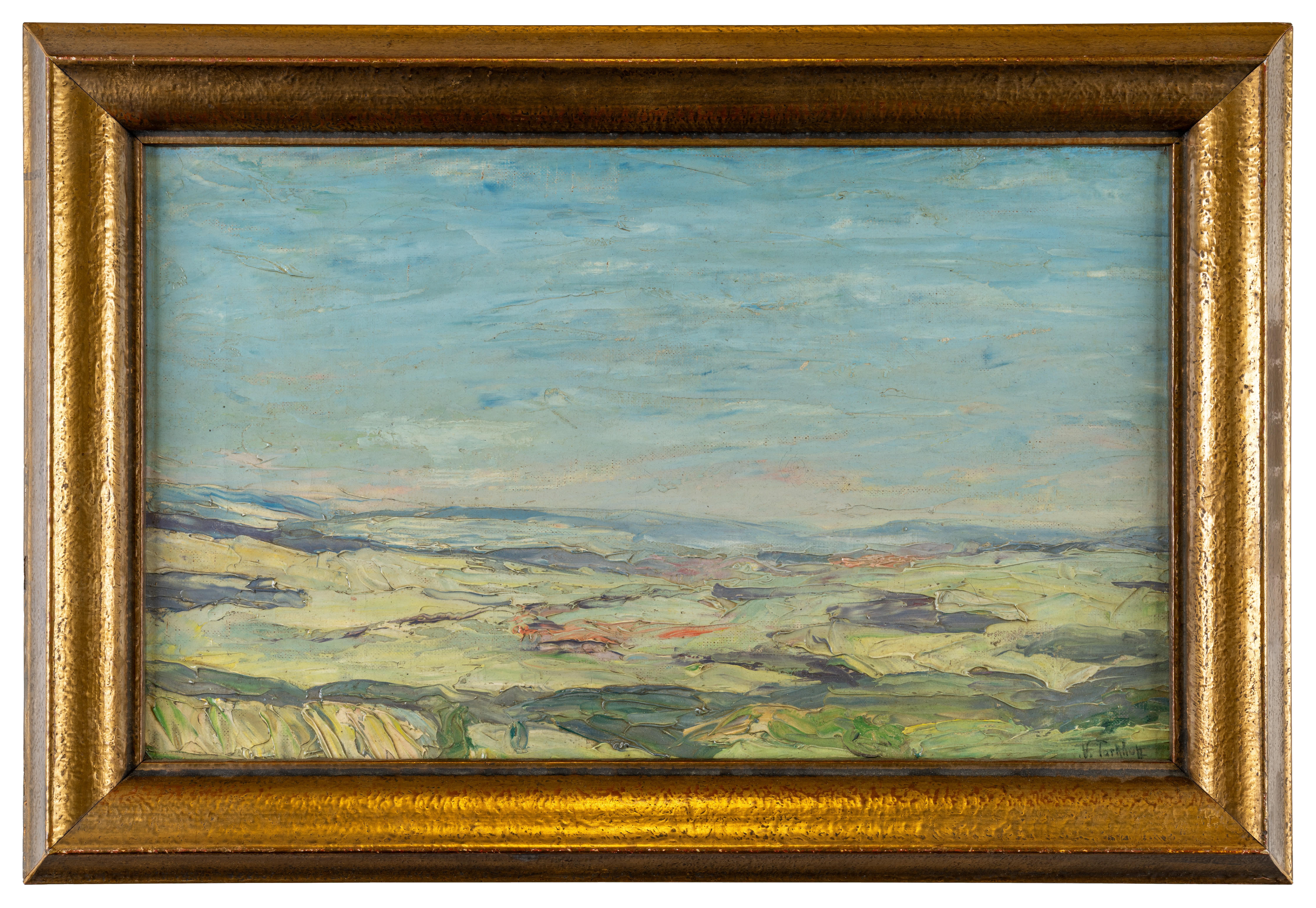 Blauer Himmel – Painting von Nicolas Alexandrovitch Tarkhoff