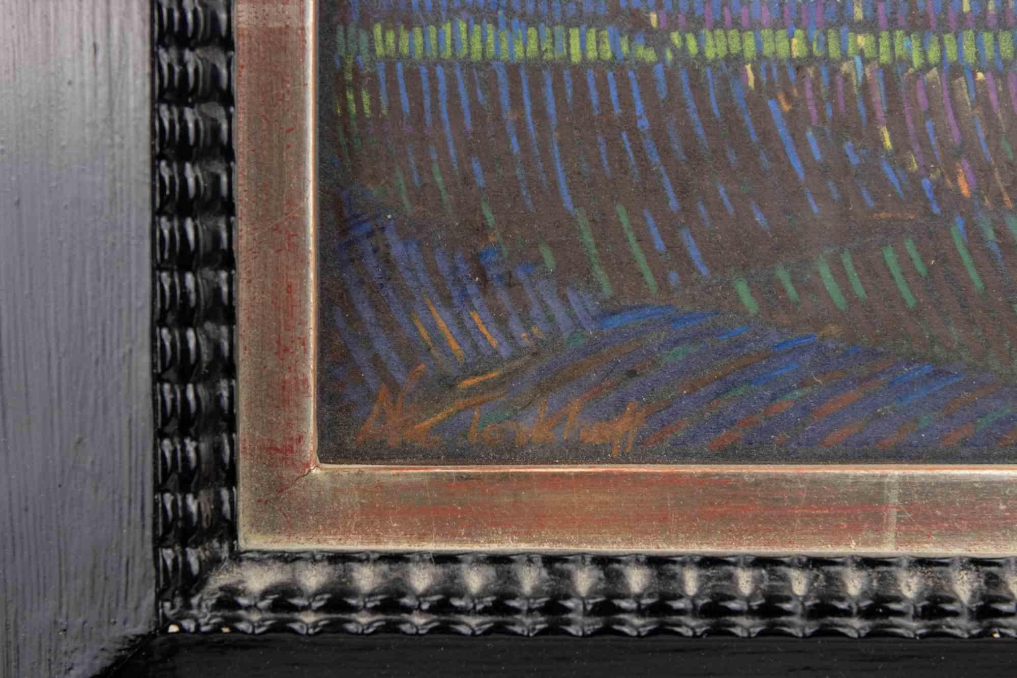 Landscape - Painting by Nicolas Alexandrovitch Tarkhoff - Early 20th Century For Sale 3