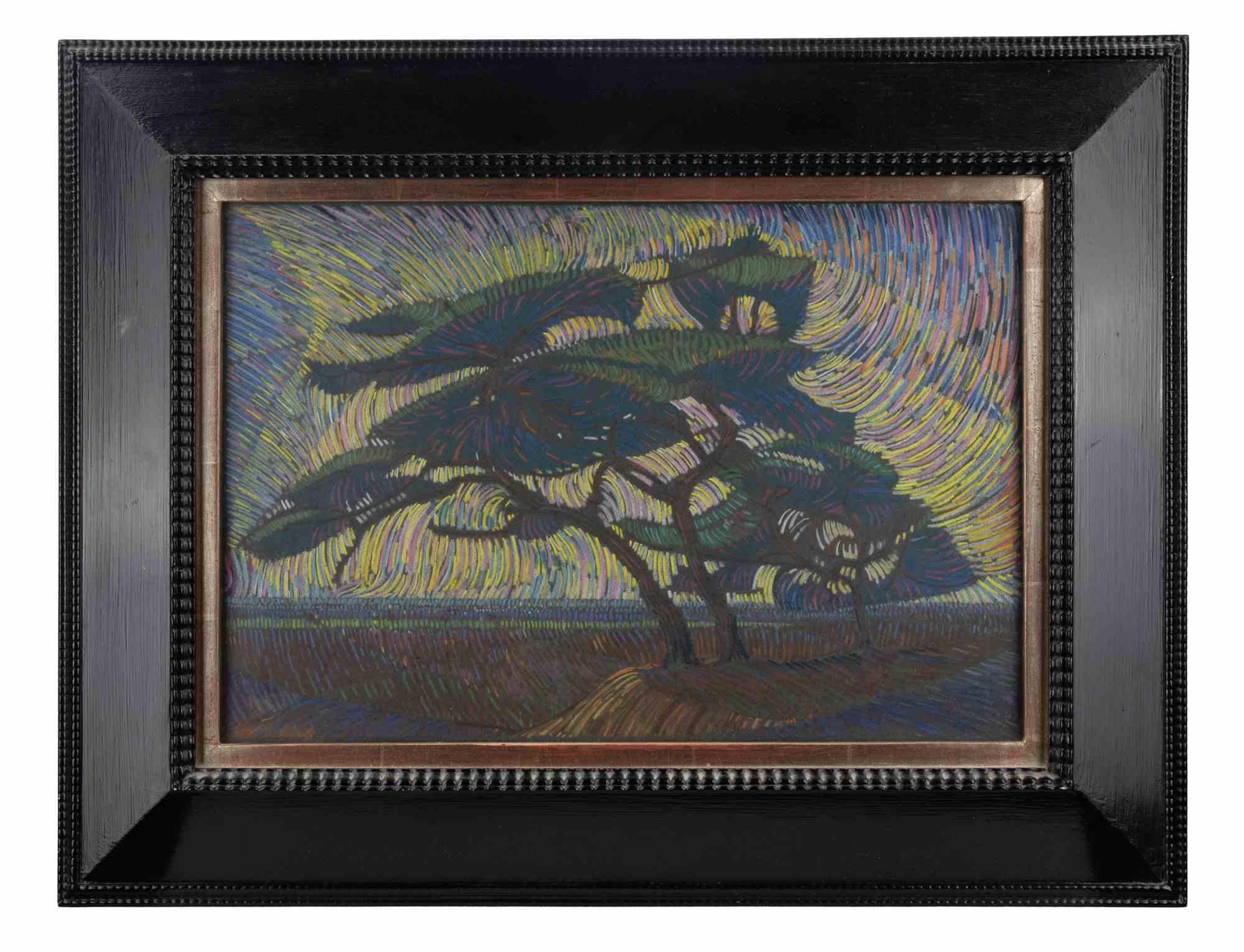 Outstanding tempera on paper realized by Nicolas Alexandrovitch Tarkhoff (1871-1930) in the early 20th Century.

Hand signed lower left.

Includes a beautiful coeval wooden frame.

Prov. Barry Friedman Gallery, New York.

Excellent condition.