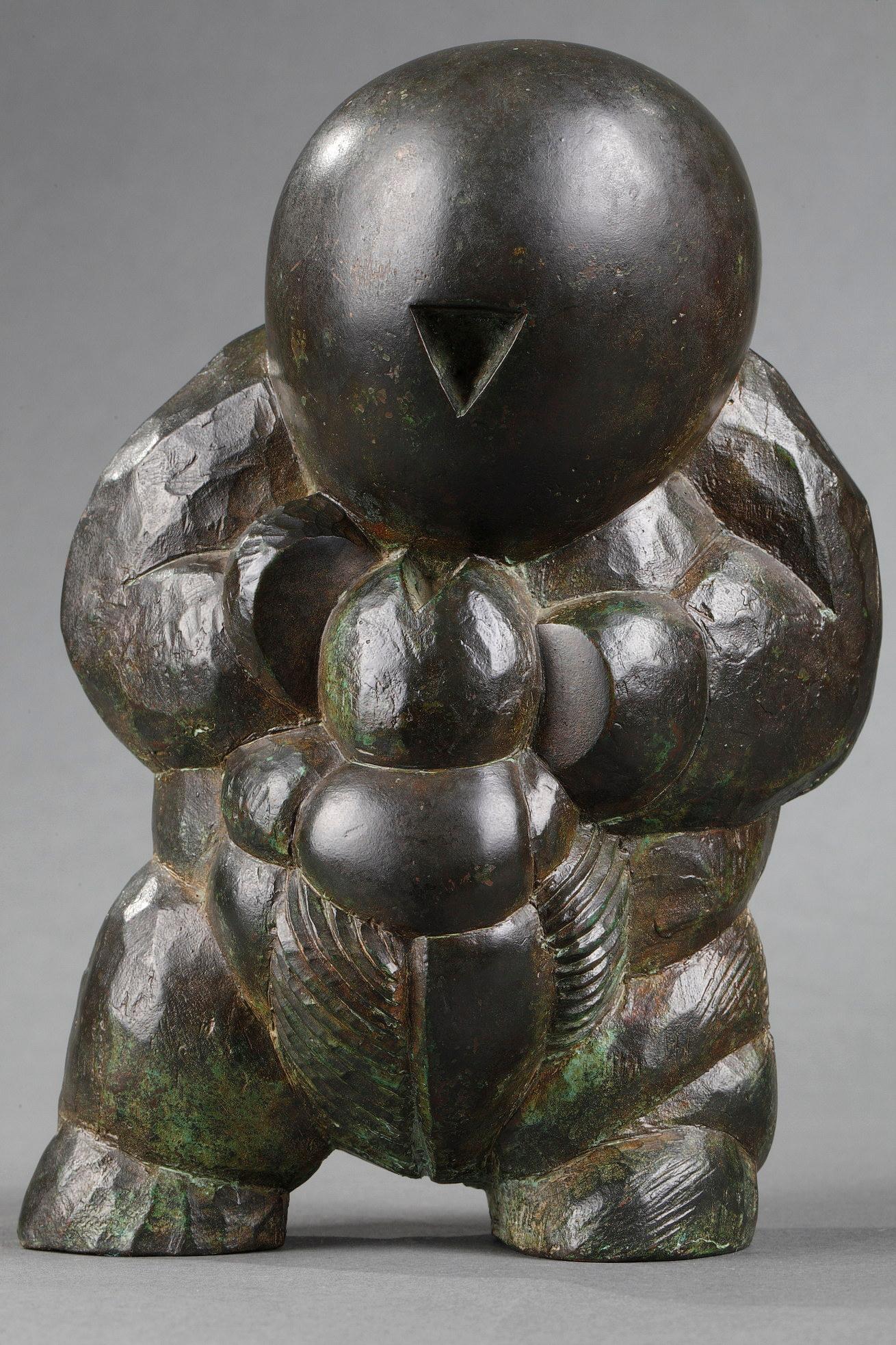 El bebé - Sculpture de Nicolas Alquin