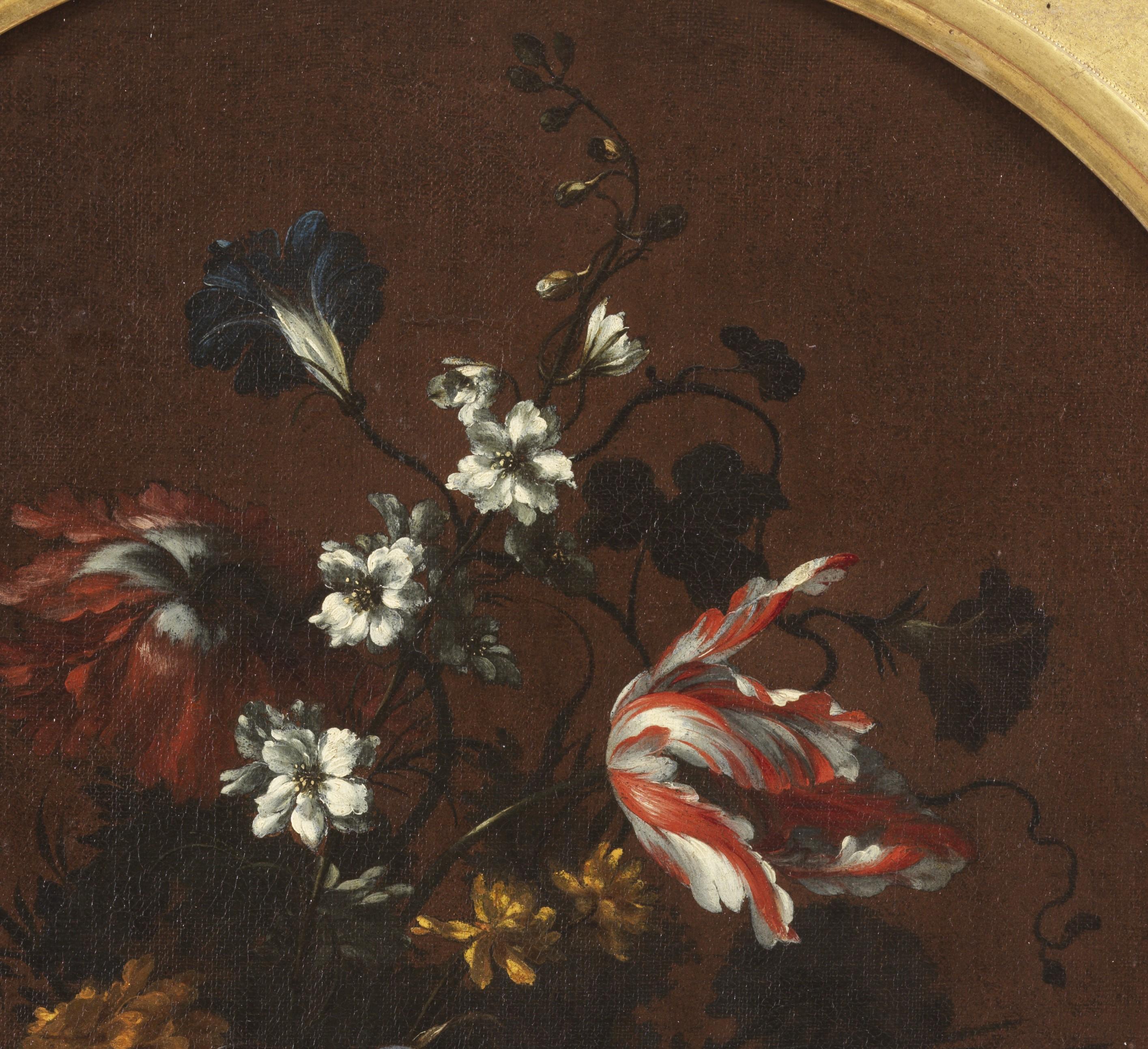 Nature morte du 17e siècle Nicolas Baudesson Natura Morta Huile sur toile  Rouge Blanc en vente 3