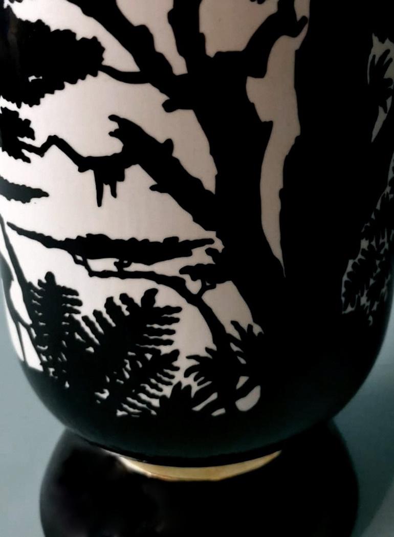 Vase en porcelaine française Savannah Collection Nicolas Blandin en vente 4