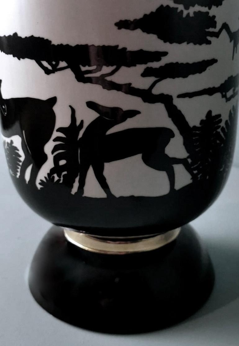 Vase en porcelaine française Savannah Collection Nicolas Blandin en vente 5