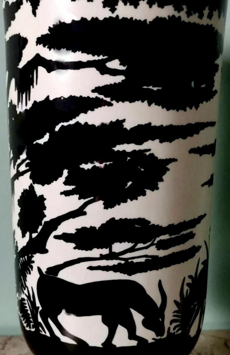 Vase en porcelaine française Savannah Collection Nicolas Blandin en vente 7