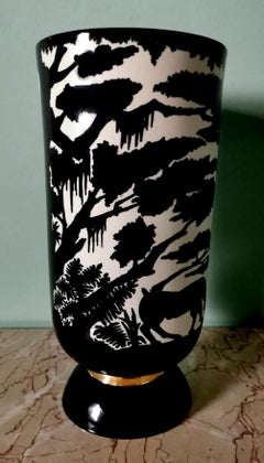 Vase en porcelaine française Savannah Collection Nicolas Blandin