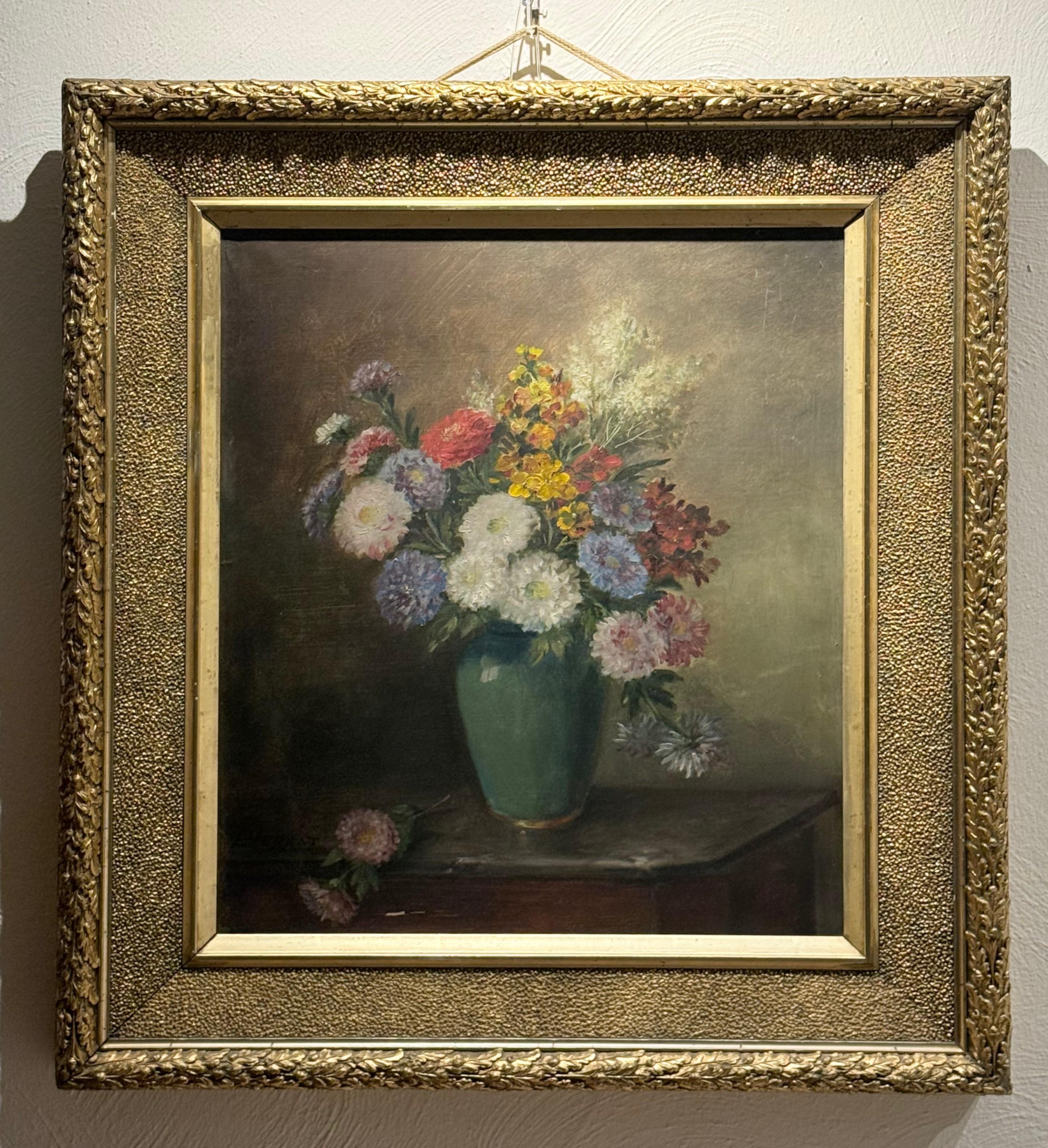 Blumenbild Nicolas Constant Pierrat (1829-1910) im Angebot 6