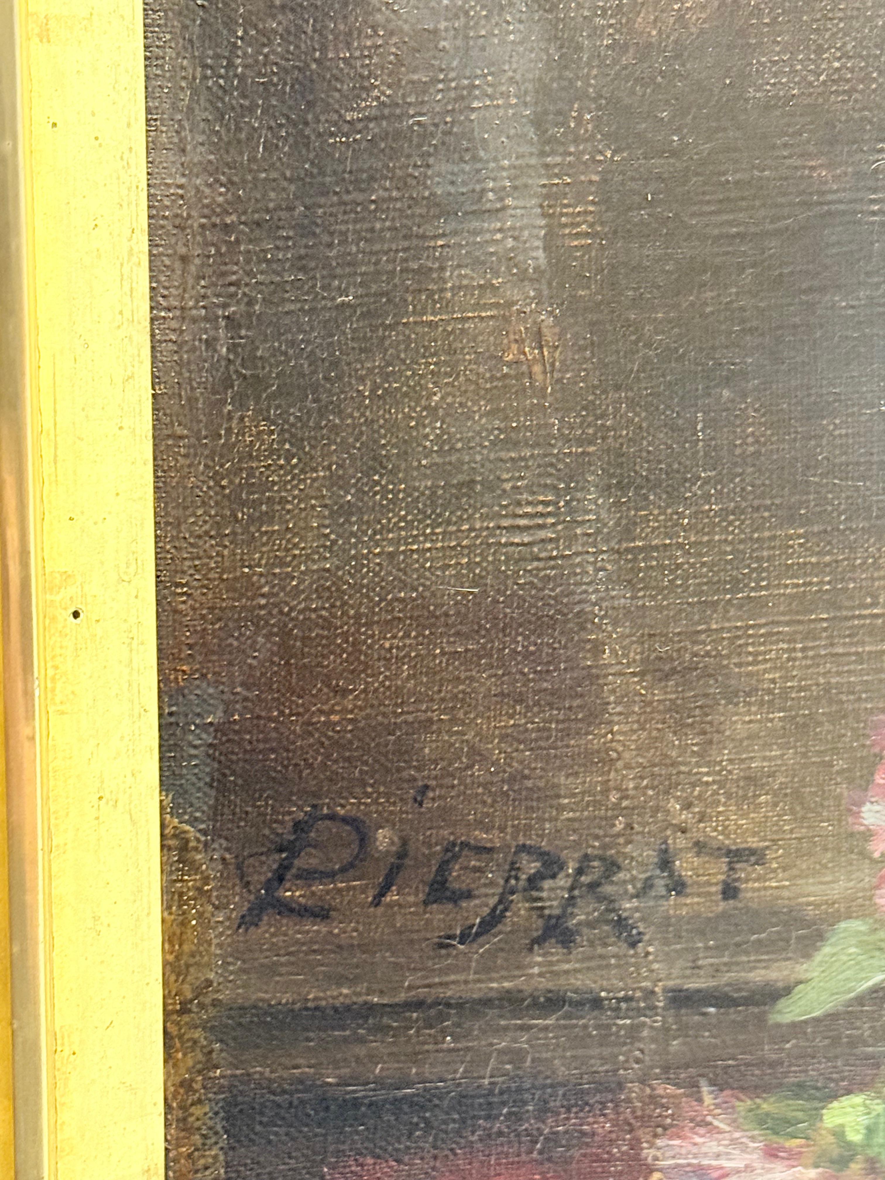 Blumenbild Nicolas Constant Pierrat (1829-1910) im Angebot 8