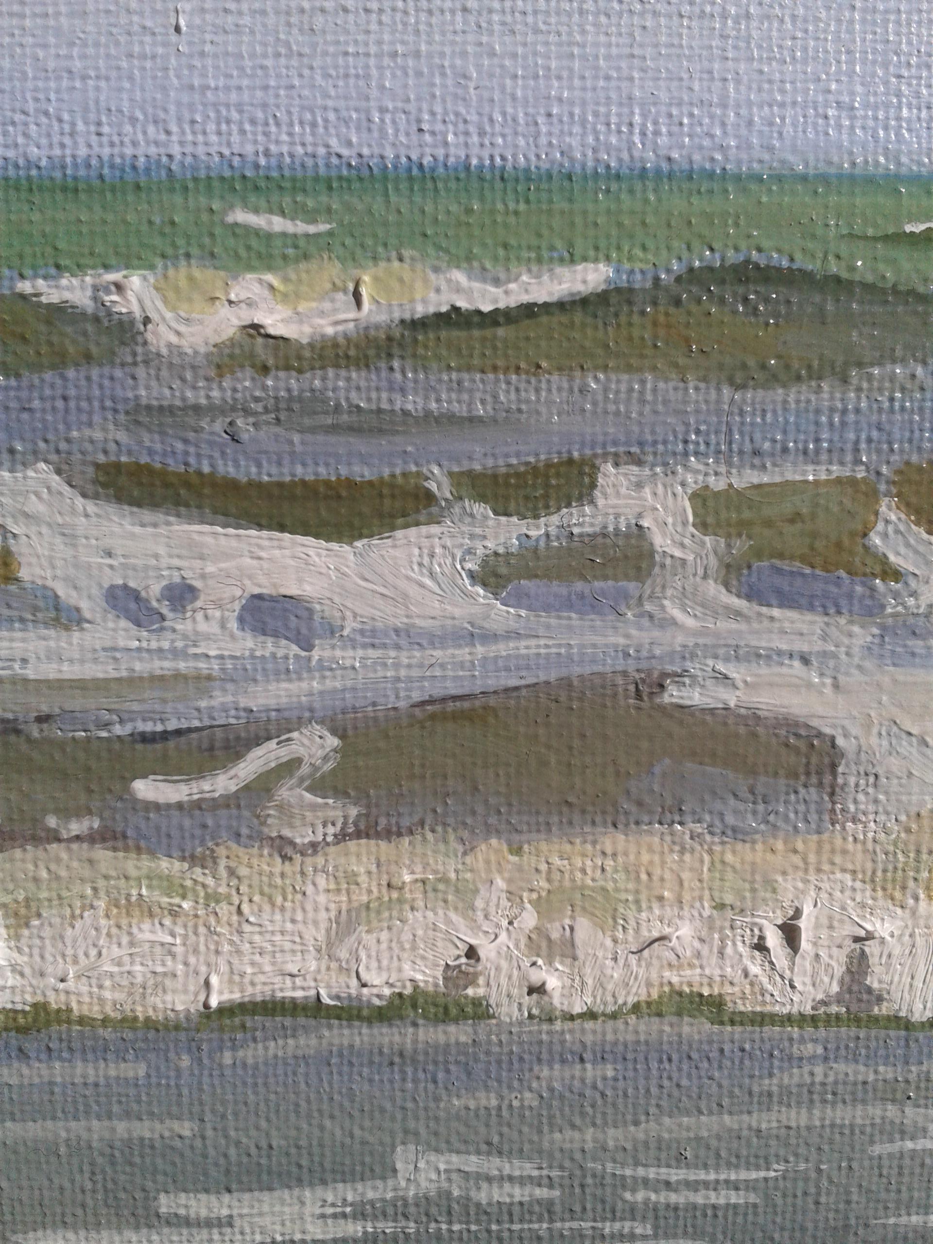 Arte contemporanea francese di Nicolas Curmer - Davanti al mare in vendita 1