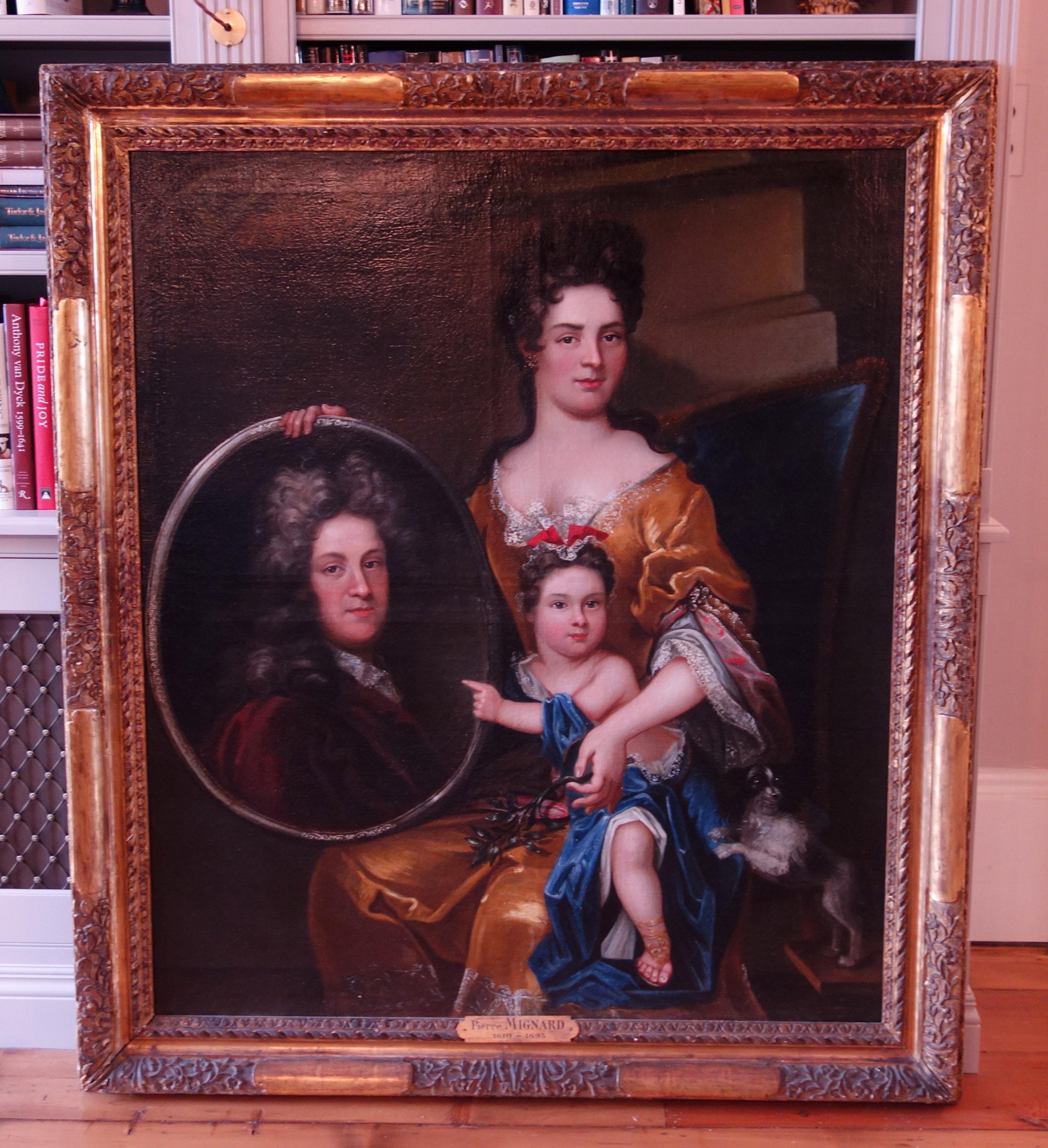 Late 17th century French Portrait of a Family Group - Painting by Nicolas De Largilliere
