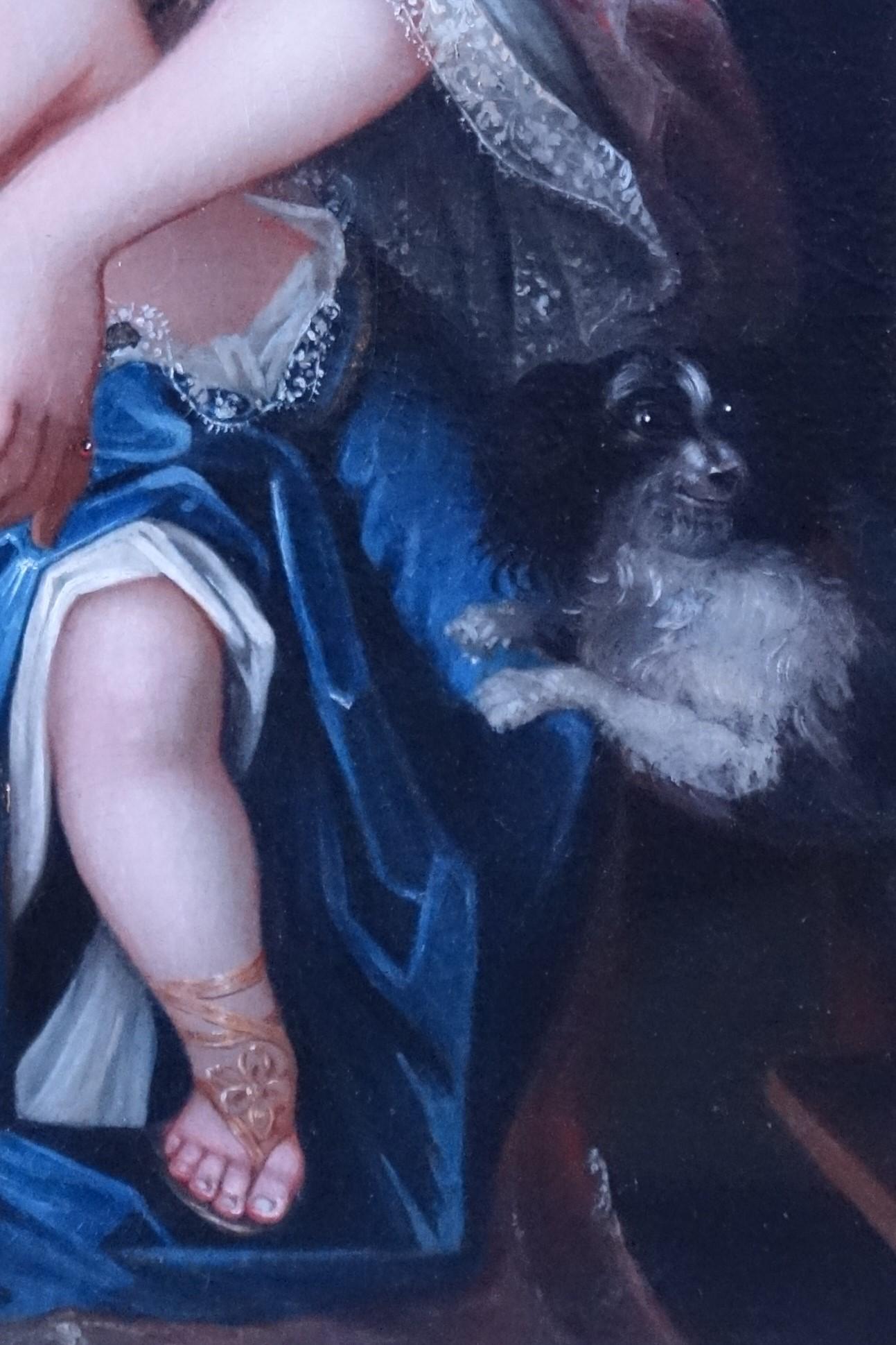 Late 17th century French Portrait of a Family Group - Baroque Painting by Nicolas De Largilliere