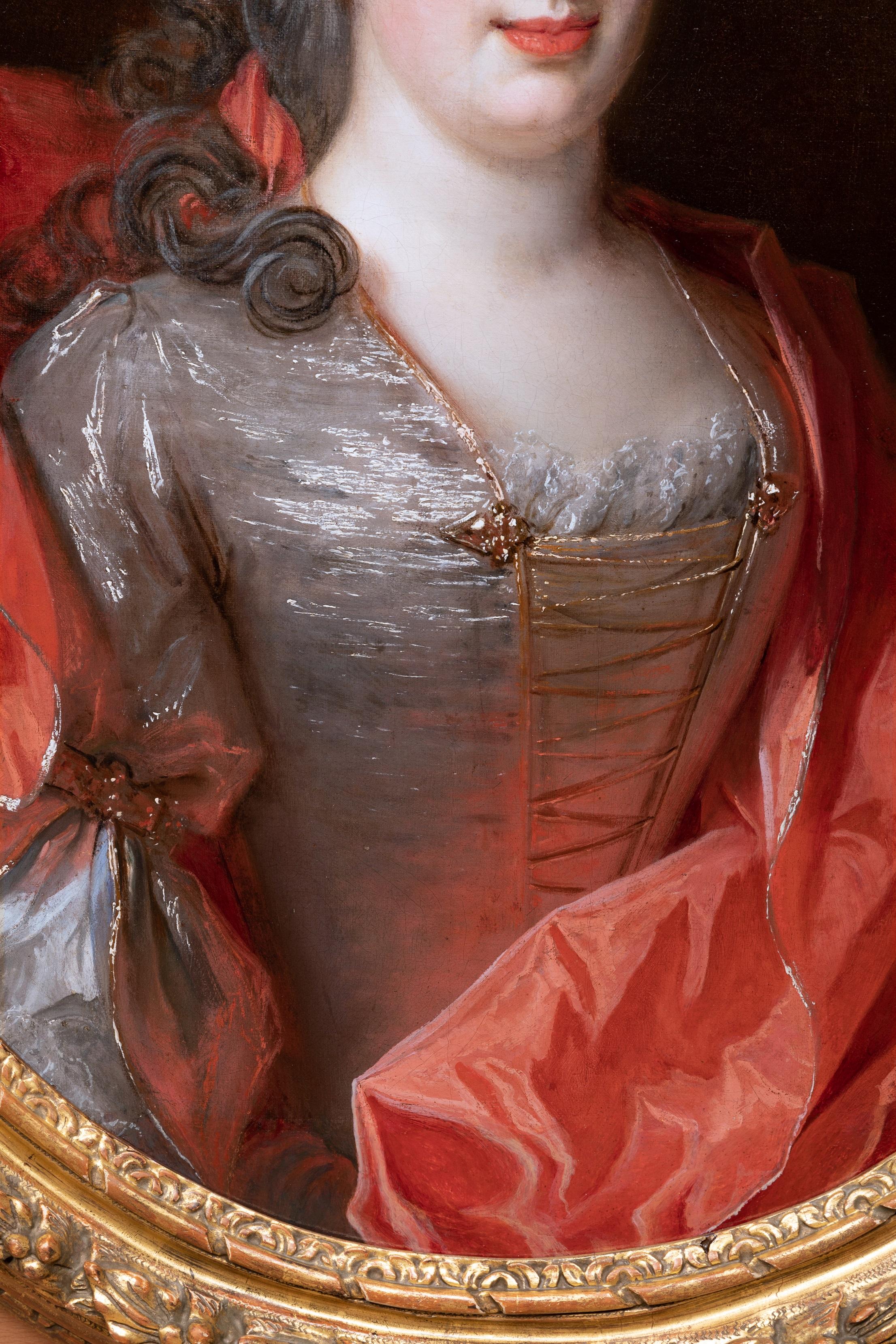 Nicolas de Largillière - Portrait of a Lady, Paris, circa 1695 For Sale 3