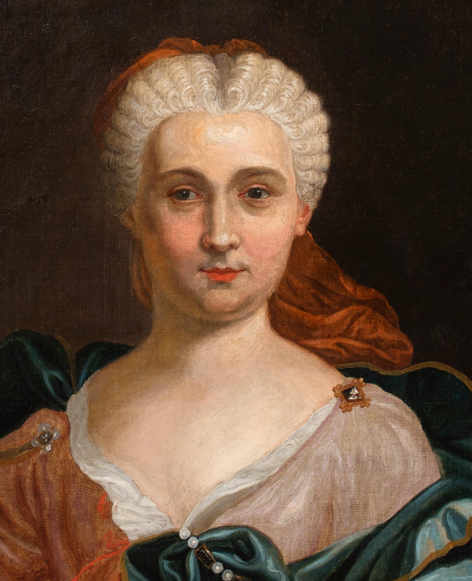 Portrait of Anna Canalis di Cumiana - Countess Of San Sebastiano (1680-1769)  5