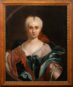 Portrait of Anna Canalis di Cumiana - Countess Of San Sebastiano (1680-1769) 