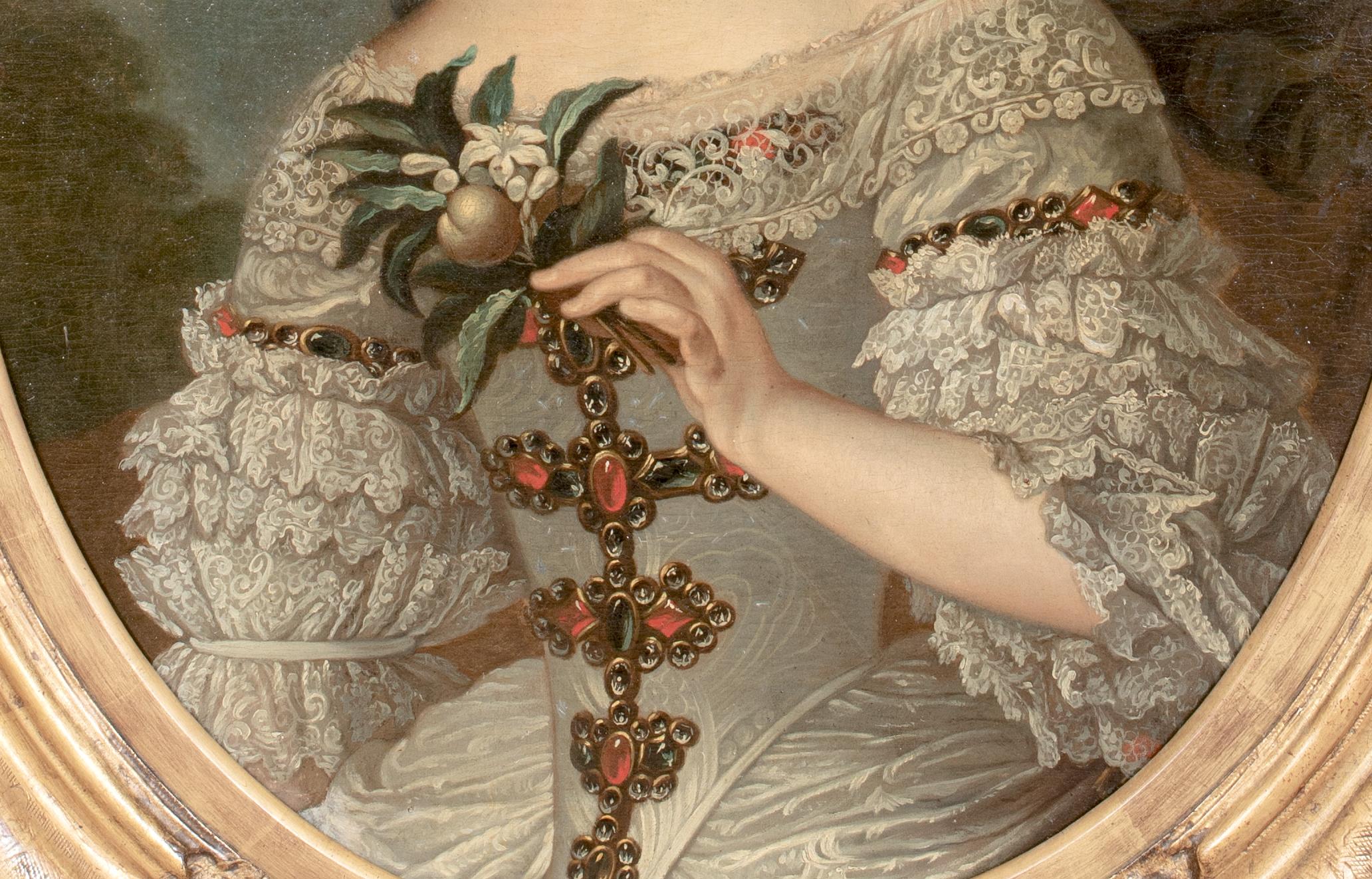 PORTRAIT OF FRANCOISE D'AUBIGNE MARQUISE DE MAINTENON, 17th Century 6