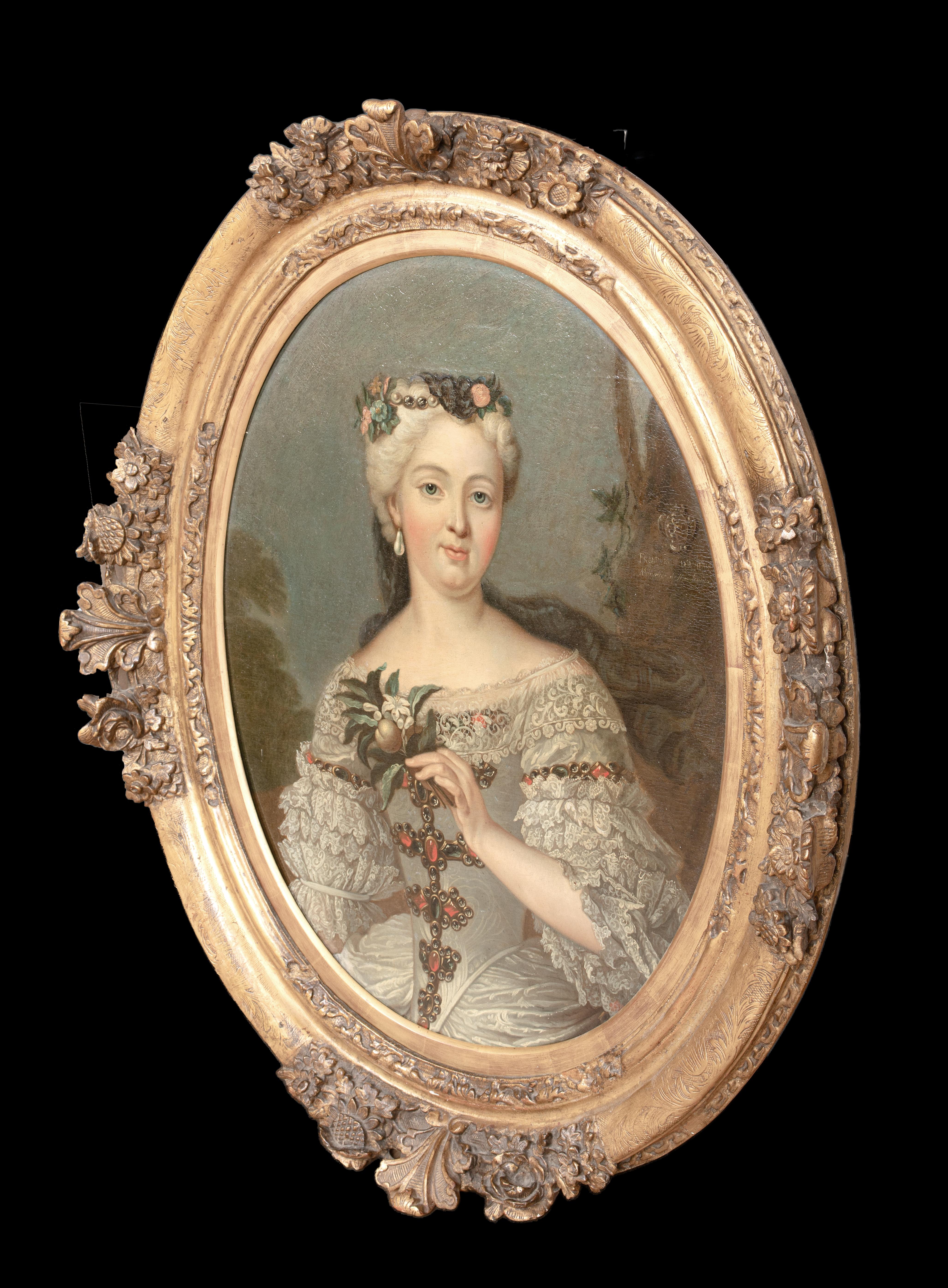 PORTRAIT OF FRANCOISE D'AUBIGNE MARQUISE DE MAINTENON, 17th Century 5