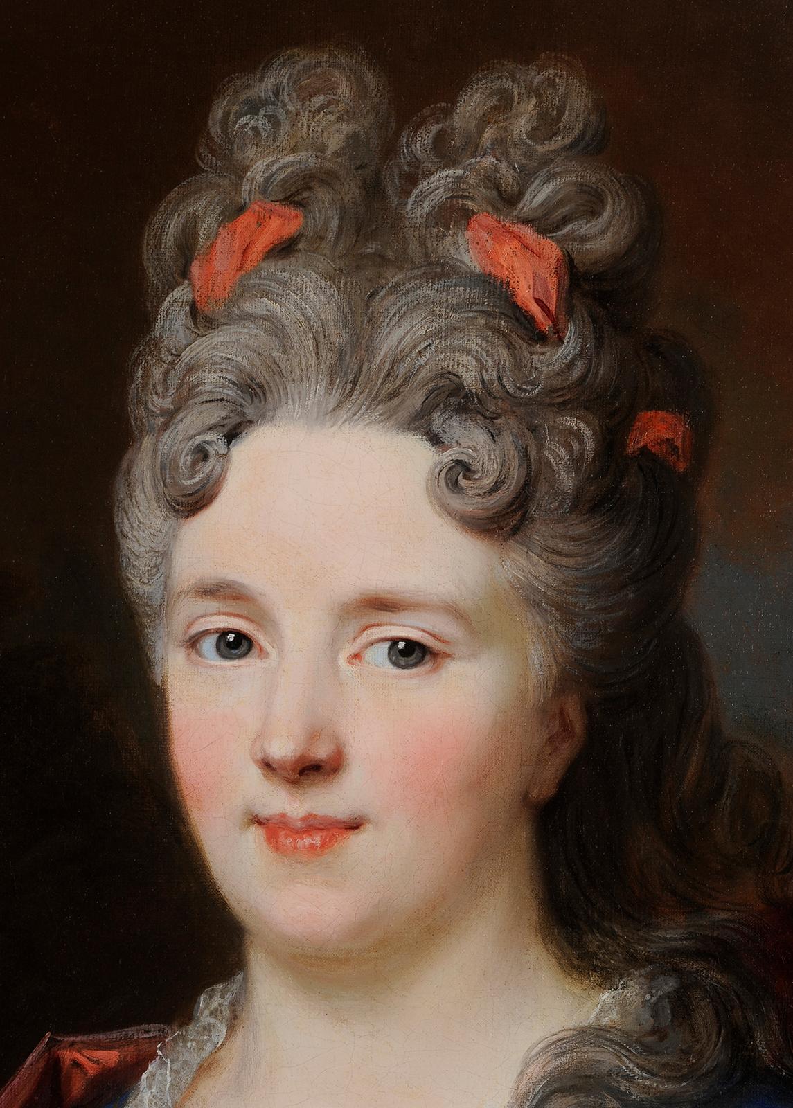 Presunto retrato de María Ana de Borbón - Painting Escuela francesa de Nicolas De Largilliere