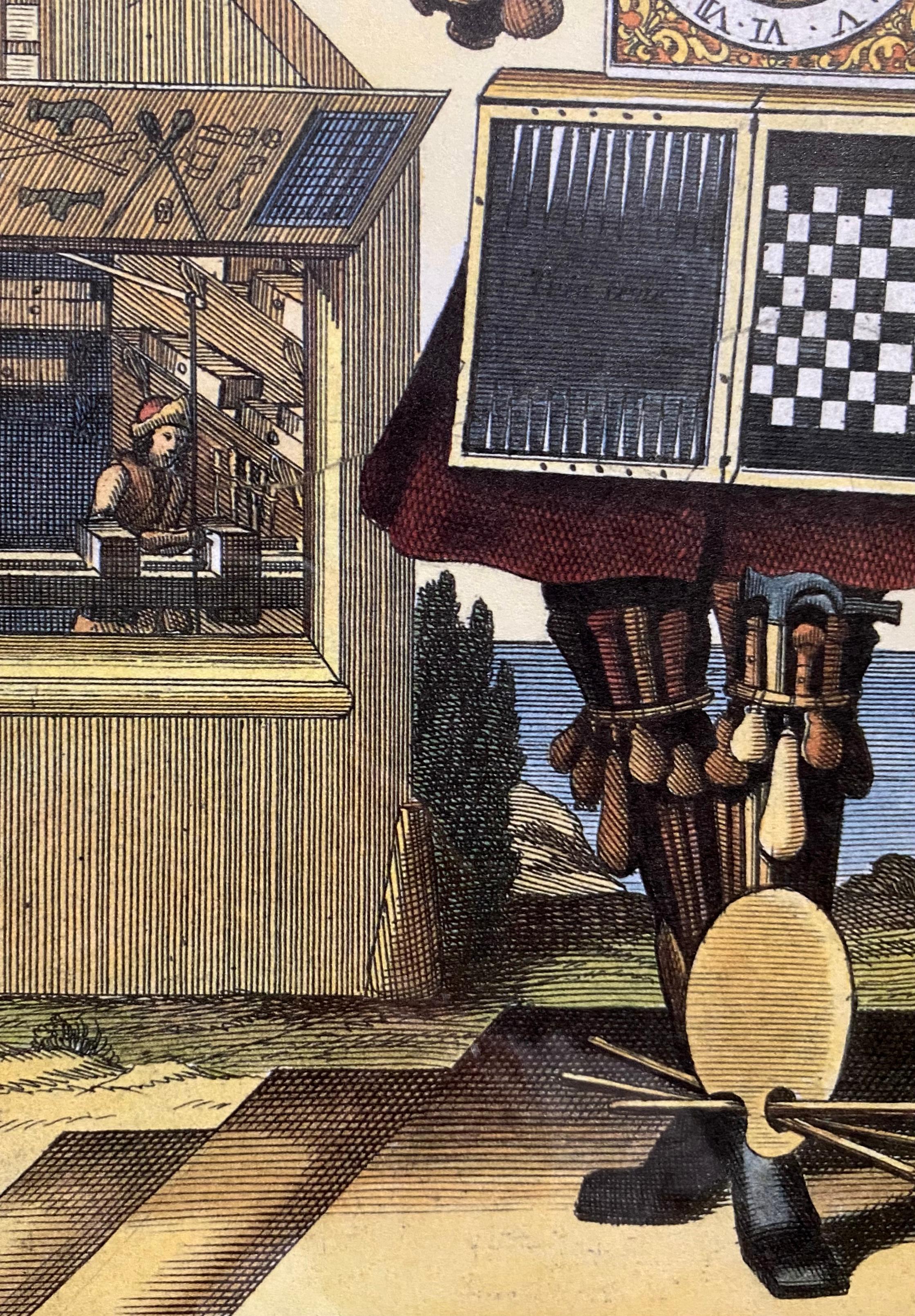 Gravure à l'eau-forte de Nicolas de Larmessin, habit de table Bon état - En vente à Montreal, Quebec