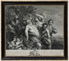 De Launay (1739-1792) After Rubens (1577-1640) - Engraving, Marche de Silene