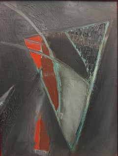 Étude 1944 - Huile originale sur toile - (Dubourg & de Staël, #21)