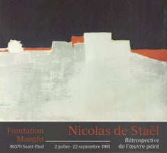 1991 nach Nicolas De Stael 
Agrigente
 Abstrakter Expressionist Frankreich von