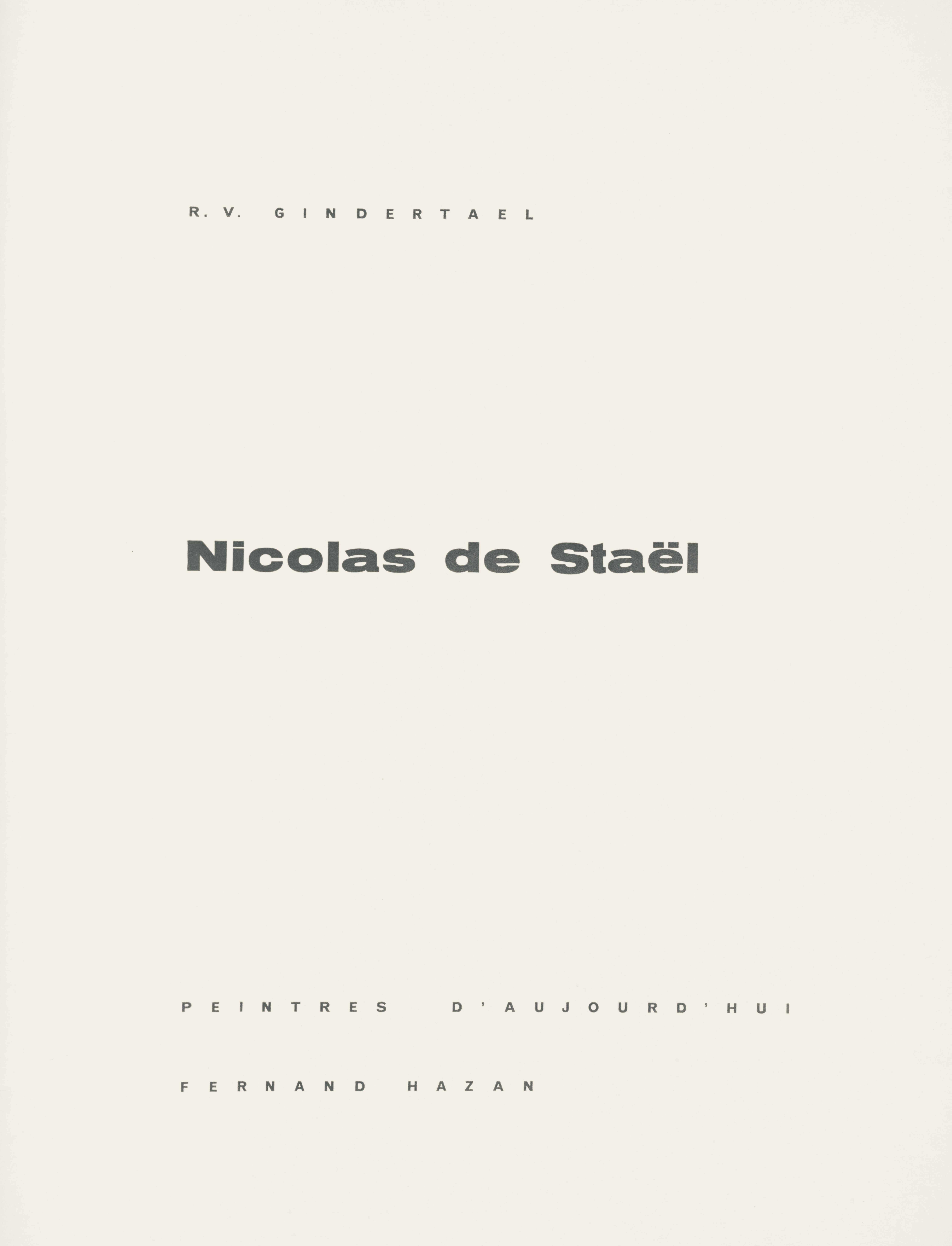 de Staël, Barrière, Nicolas de Staël, Peintres d'aujourd'hui (after) For Sale 6