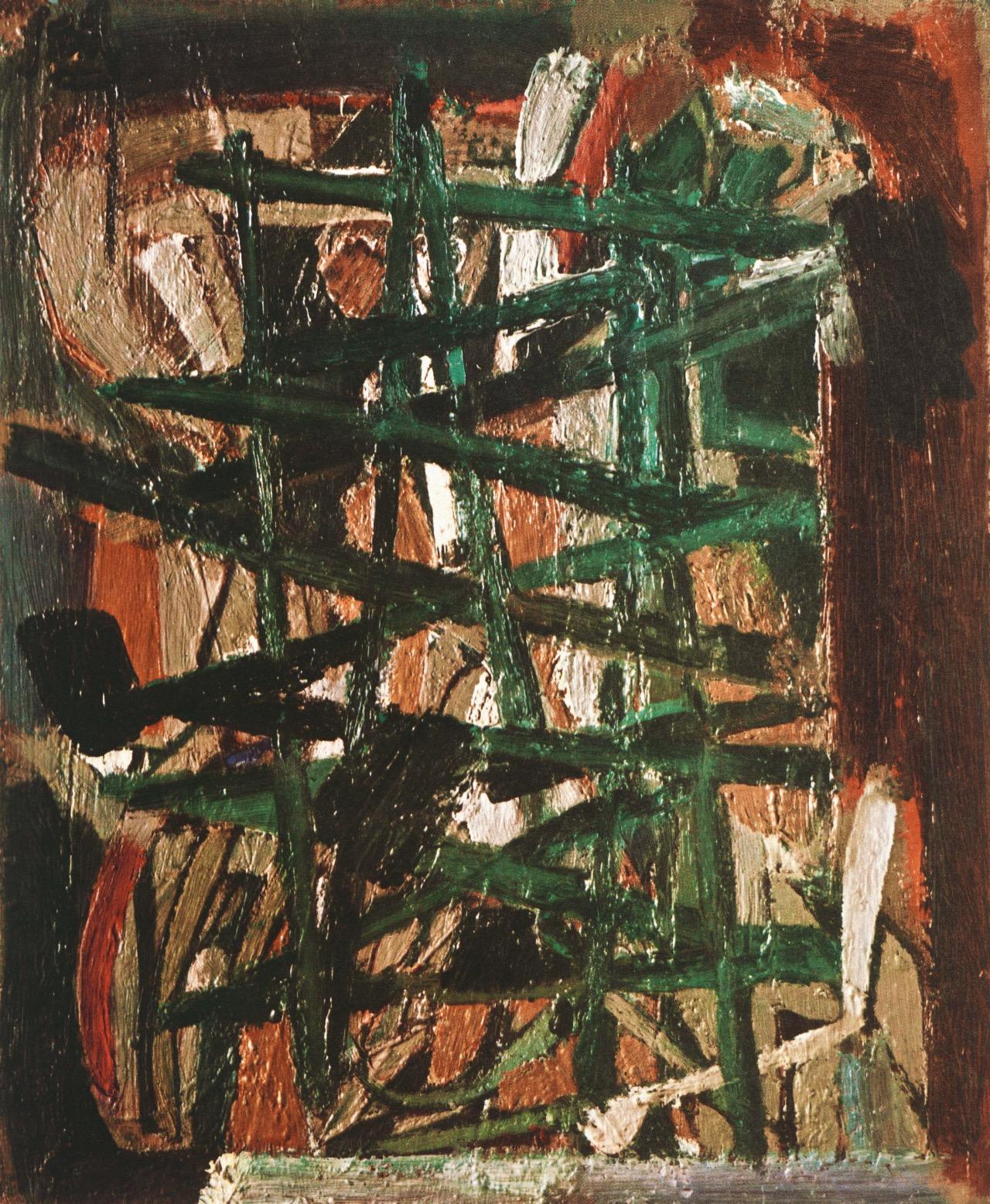 Lithograph on vélin paper. Paper Size: 13.78 x 10.83 inches. Inscription: Unsigned and unnumbered, as issued. Notes: From the folio, Nicolas de Staël, Peintres d'aujourd'hui, 1960. Published by Fernand Hazan, Éditeur, Paris; rendered by Bussière et