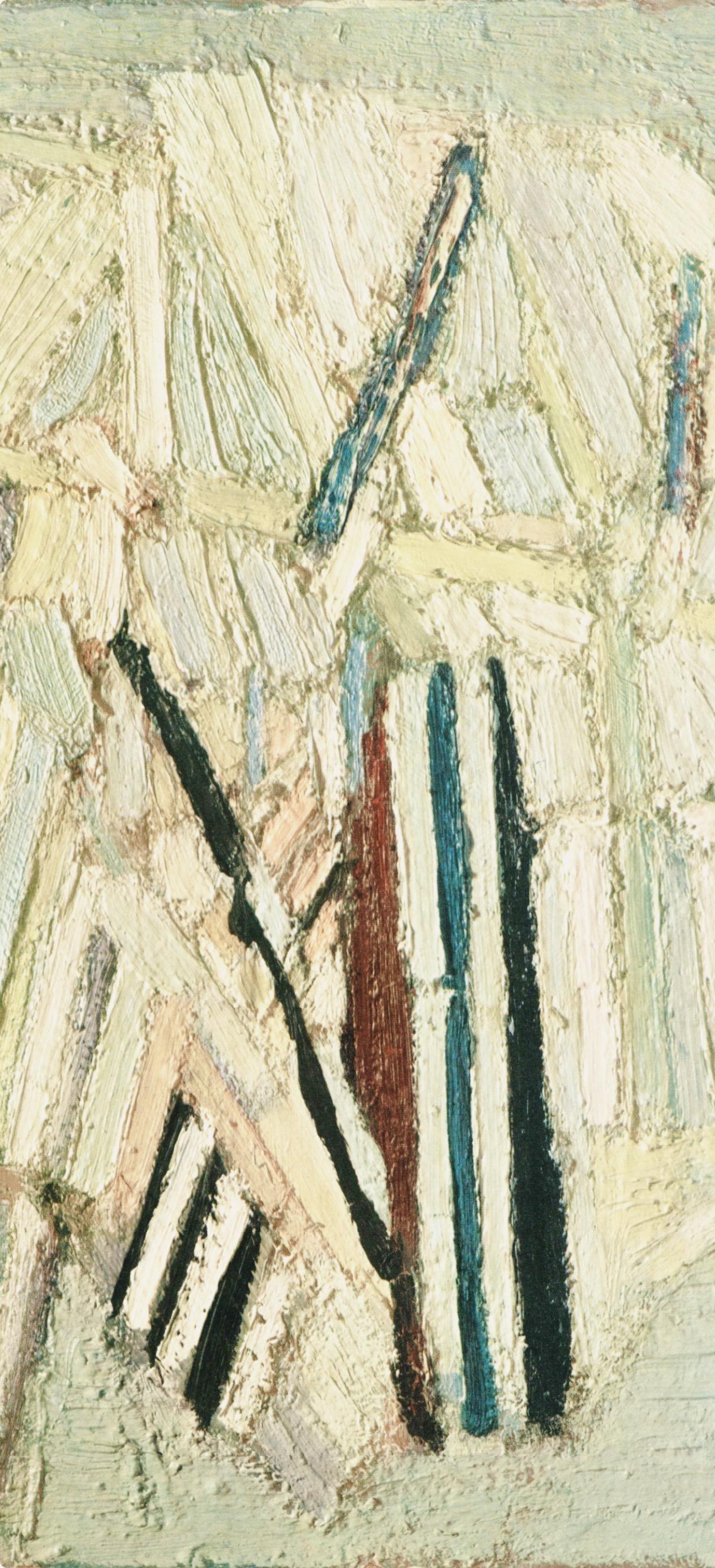 de Staël, Composition Céladon, Nicolas de Staël, Peintres d'aujourd'hui (after) For Sale 1