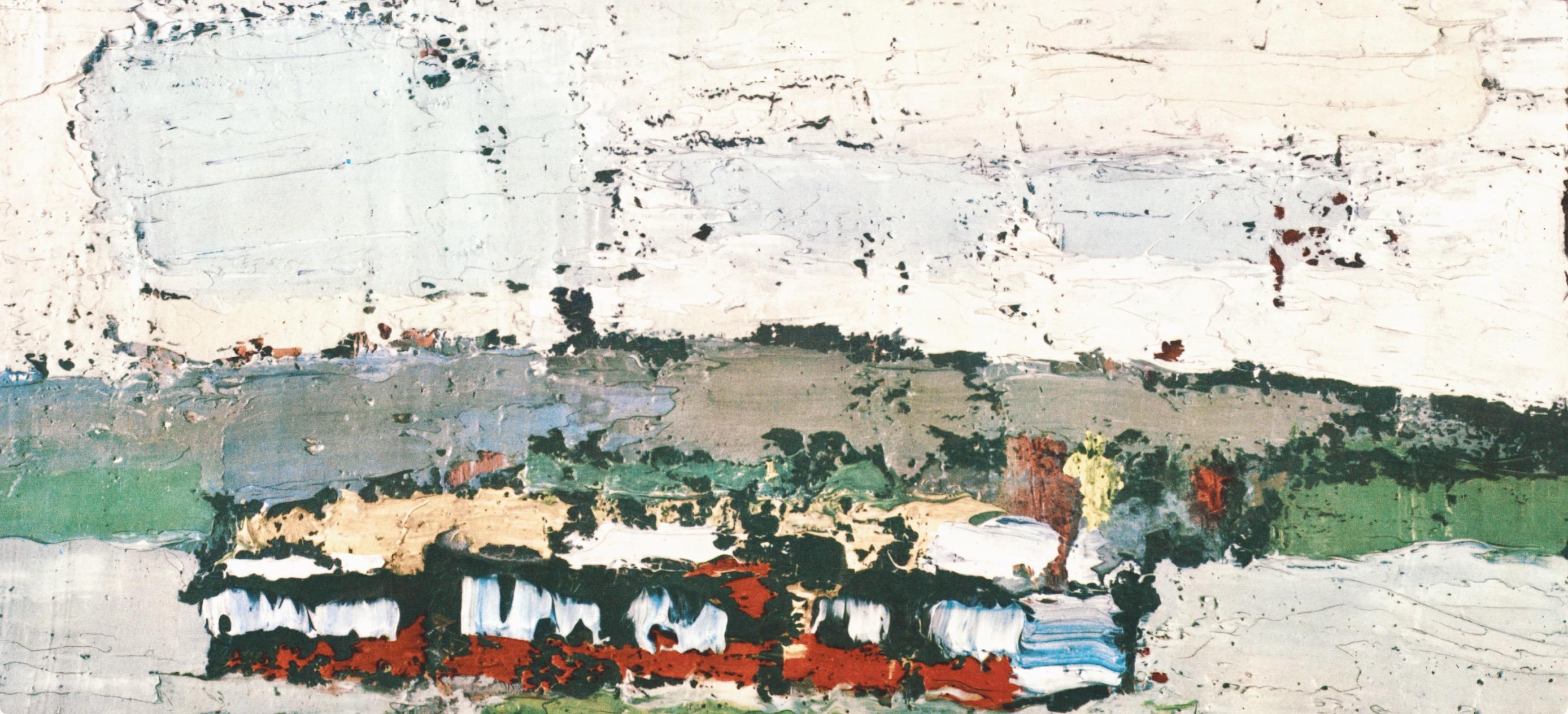 de Staël, Rosny, bateau sur la Seine, Peintres d'aujourd'hui (after) - Print by Nicolas de Staël