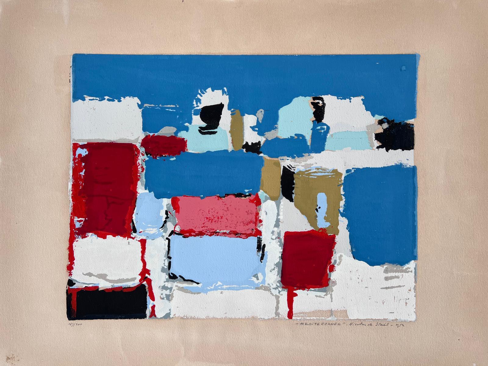 Méditerranée - Print Abstracto de Nicolas de Staël