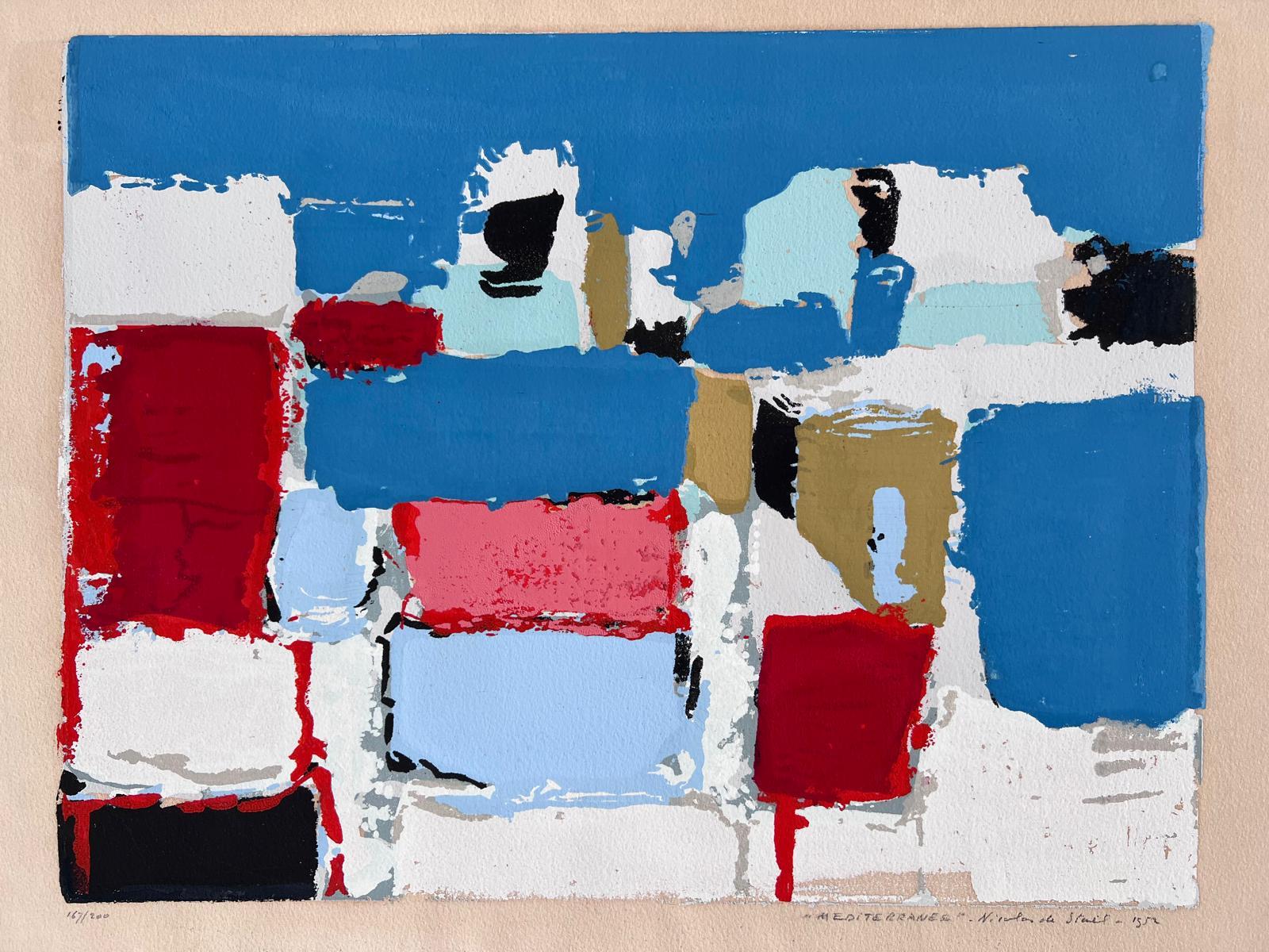 Abstract Print de Nicolas de Staël - Méditerranée