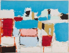 Méditerrannée, stampa incorniciata firmata da Nicolas de Staël, anni '50