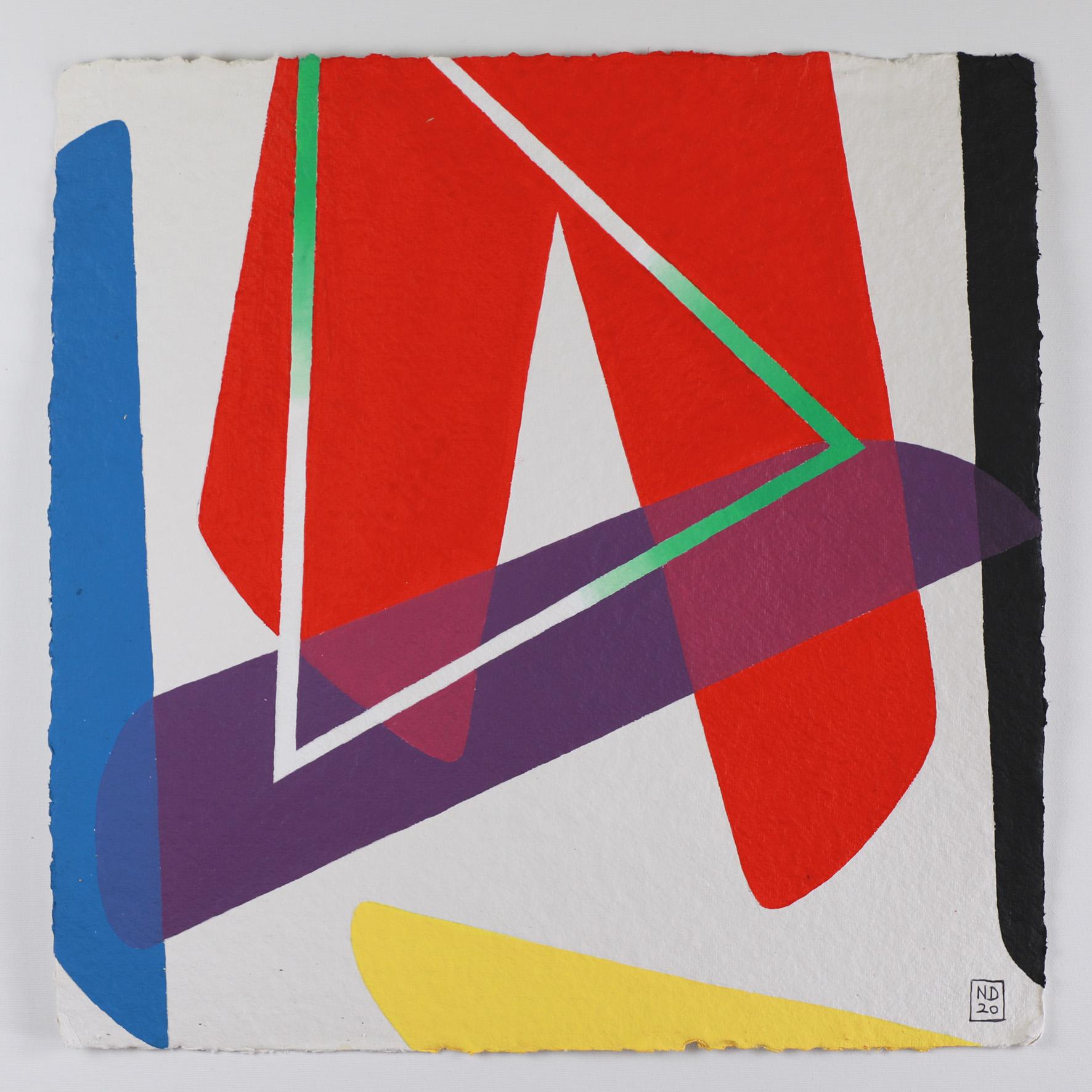 Colorful abstraction by Nicolas Dubreuille : "Ref 588"

Nicolas Dubreuille is a multi-faceted abstract artist who likes to multiply mediums - sculpture, painting, drawing, photography - to explore form and colour. His artworks relate to minimalism,