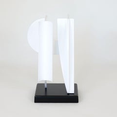 Abstract sculpture  - Nicolas Dubreuille - Geometric, Contemporary, White