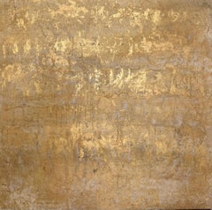 Abstraction 100-294 23 by Nicolas Galtier - Abstract Gold Leaf Painting