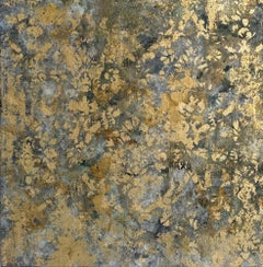 Abstraction 100-299 24 4 by Nicolas Galtier - Abstract Painting, Golden