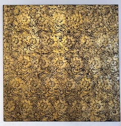 Abstraktion 100-70 11 von Nicolas Galtier - Blattgoldmalerei, Abstrakt