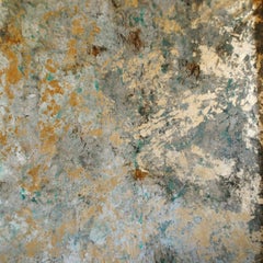 Abstraction 200-12 17 by Nicolas Galtier - 6.5-ft Wide Abstract Painting, Golden