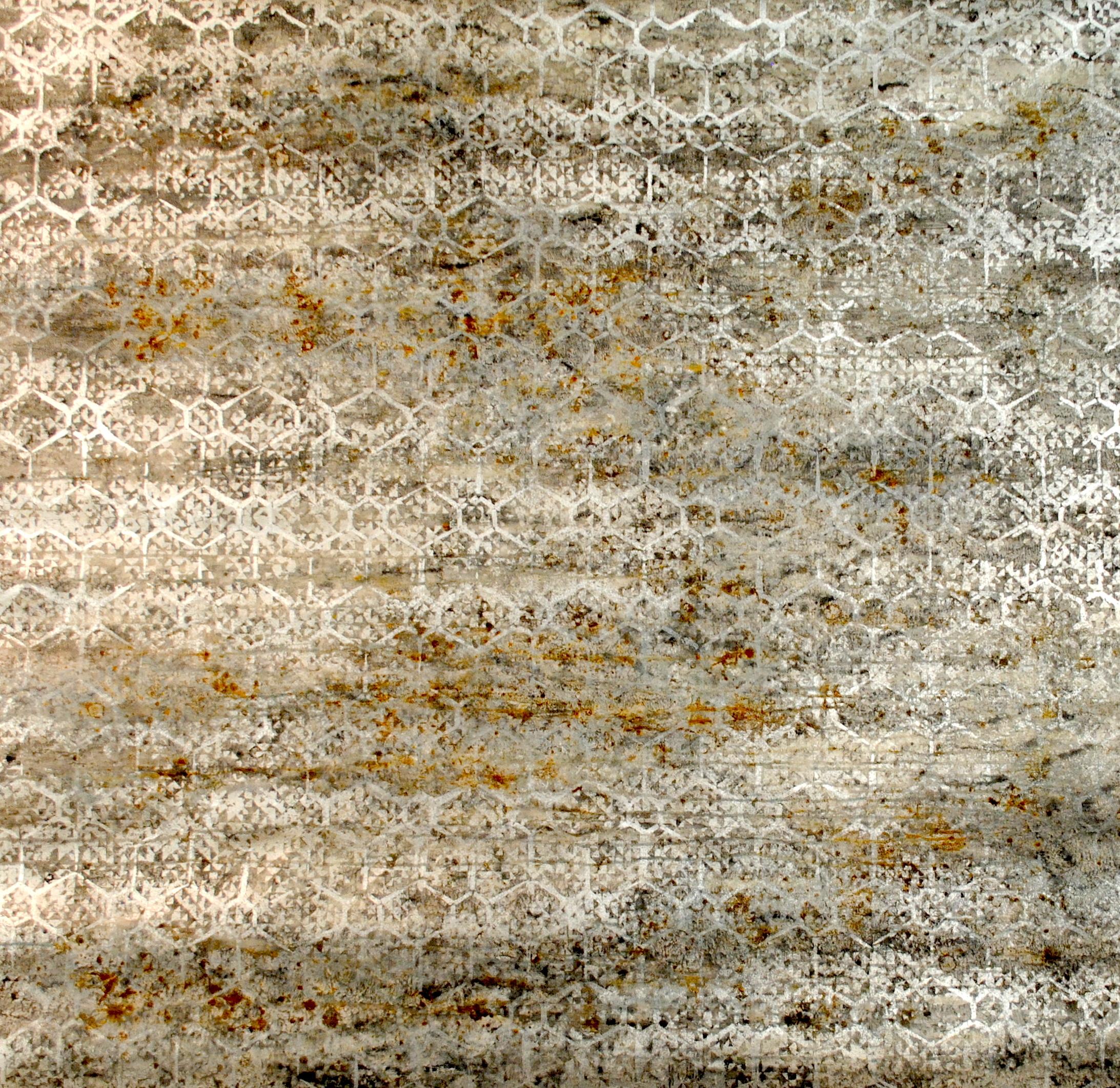 Nicolas Galtier Abstract Painting - N° 150-07, 2014 (Painting Gold Leaf)