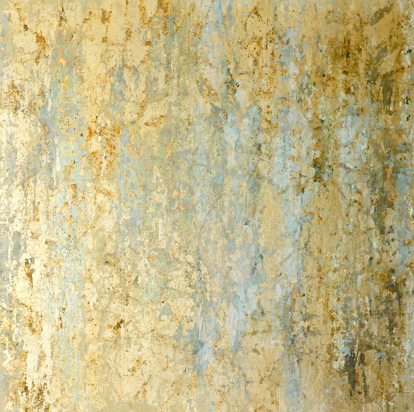 Nicolas Galtier Abstract Painting - N° 150-19, 2020 (Painting Gold Leaf)