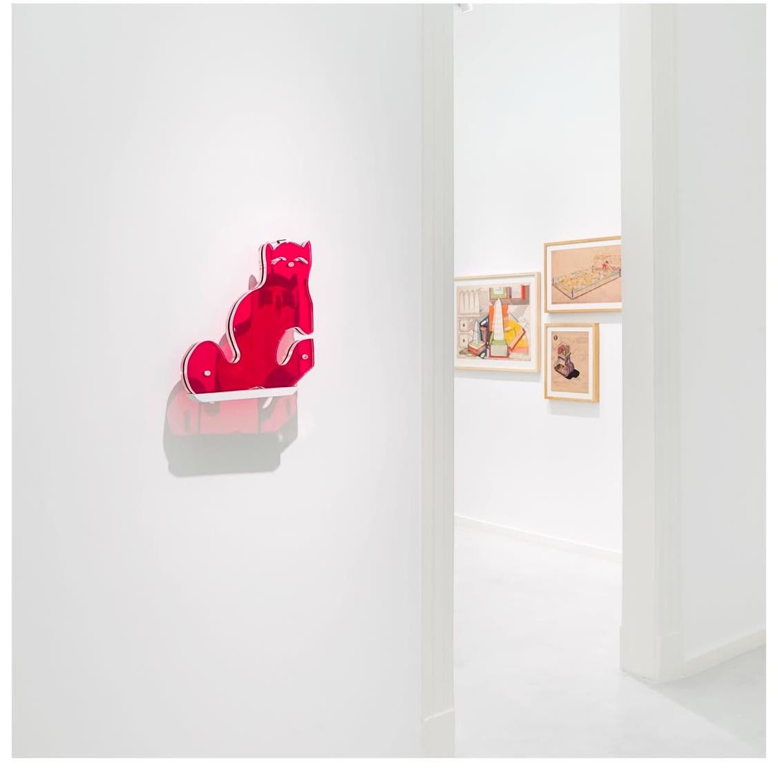 Argentine Nicolás García Uriburu, Gato, 1968 - Acrylic Sculpture For Sale