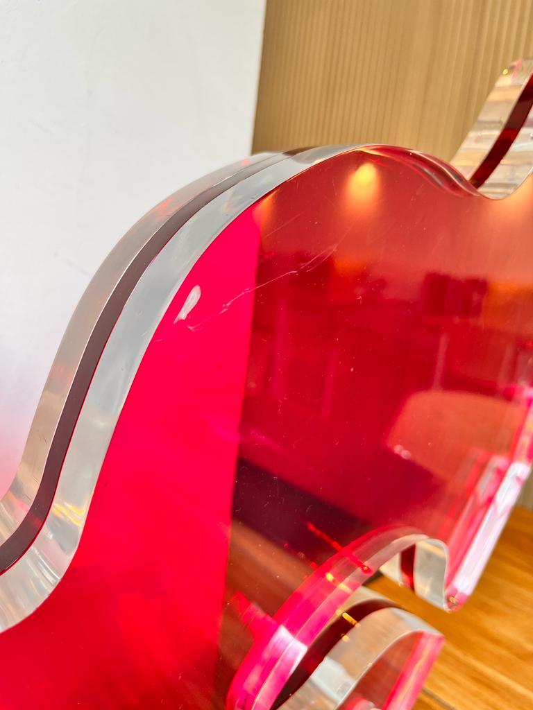 20th Century Nicolás García Uriburu, Gato, 1968 - Acrylic Sculpture For Sale