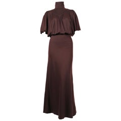 1998 Nicolas Ghesquiere for Balenciaga bias cut runway wool dress