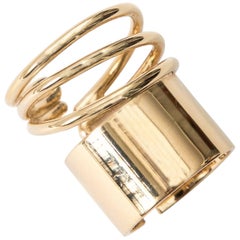 Nicolas Ghesquière For Balenciaga Brass Coil Ring, Spring 2013
