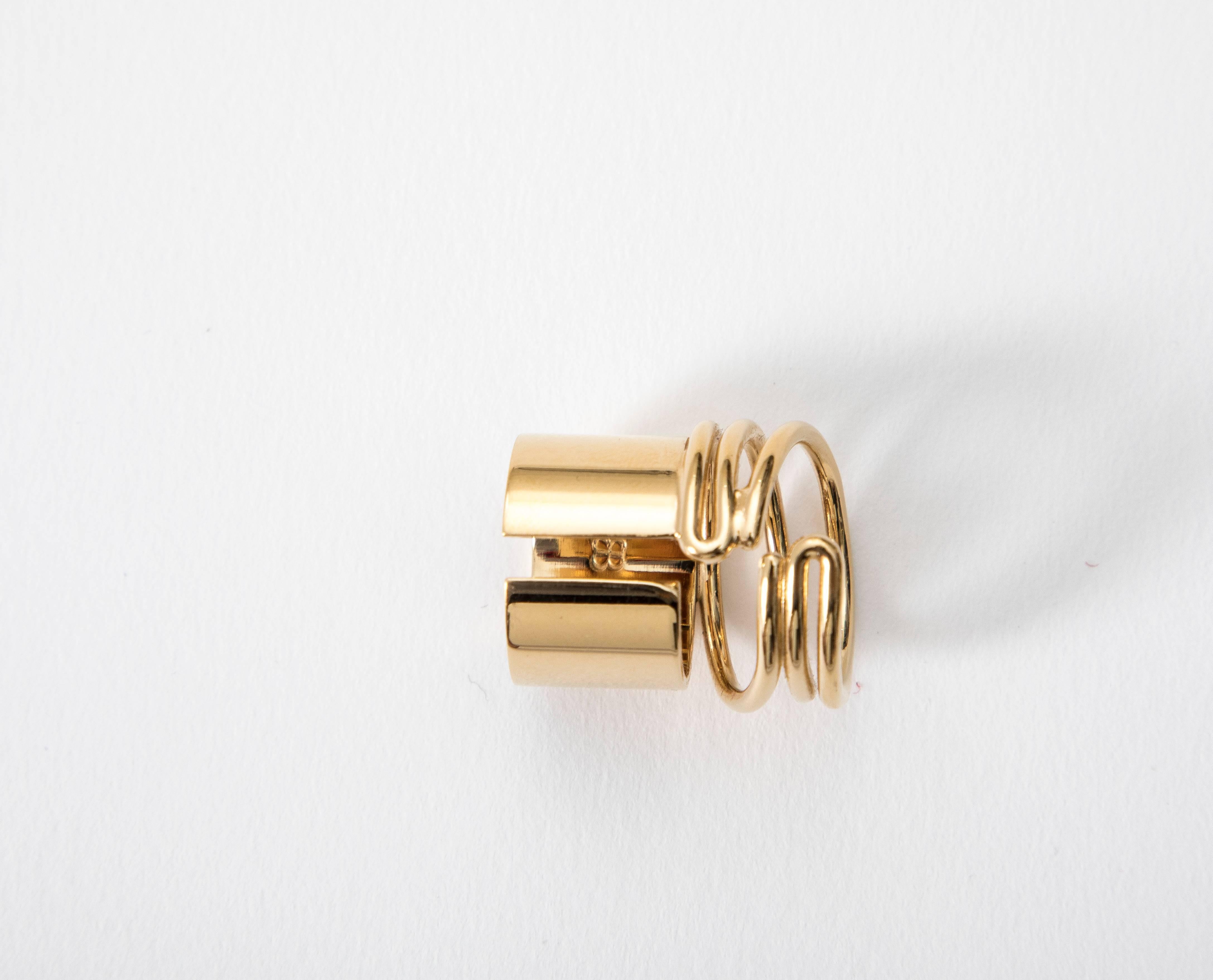Nicolas Ghesquière For Balenciaga Brass Coil Ring, Spring 2013 In Excellent Condition In Cincinnati, OH