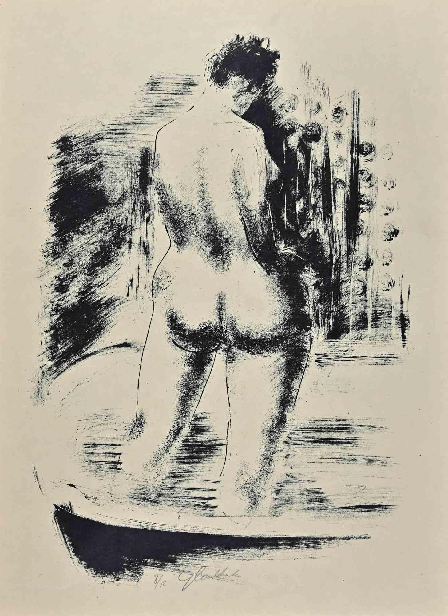 Desnudo femenino es una obra original realizada por Nicolas Gloutchenko en 1928.

Litografía sobre papel.

Firmado a mano con lápiz por el artista en la parte inferior y numerado, edición de 8/12 copias.

Buenas condiciones.

La litografía pertenece