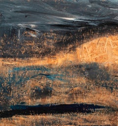 Haunt Nicolas Kennett 21st Century Brisitsh painting landscape sea sky blue