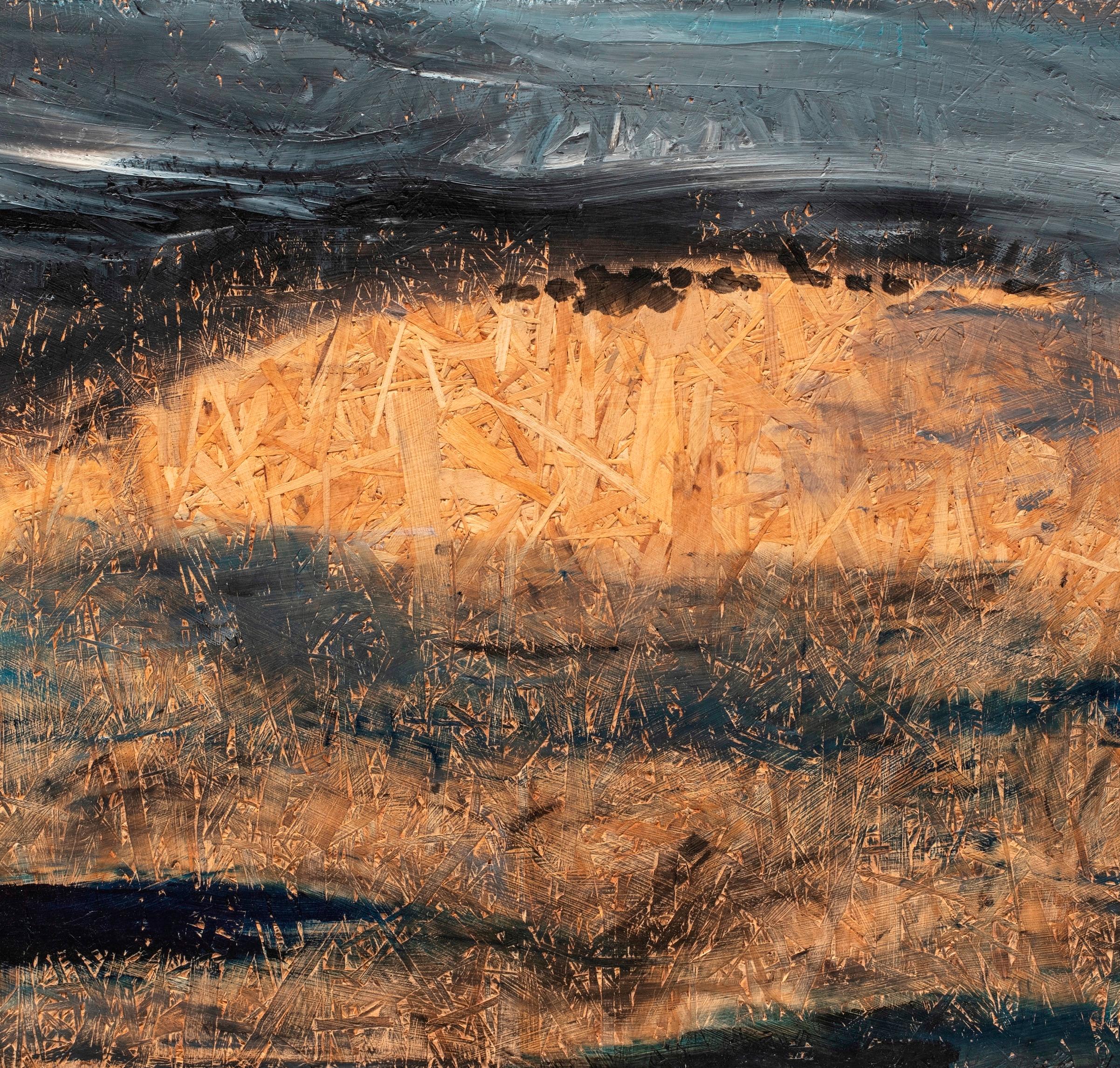 Haunt Nicolas Kennett 21st Century Brisitsh painting landscape sea sky blue For Sale 1